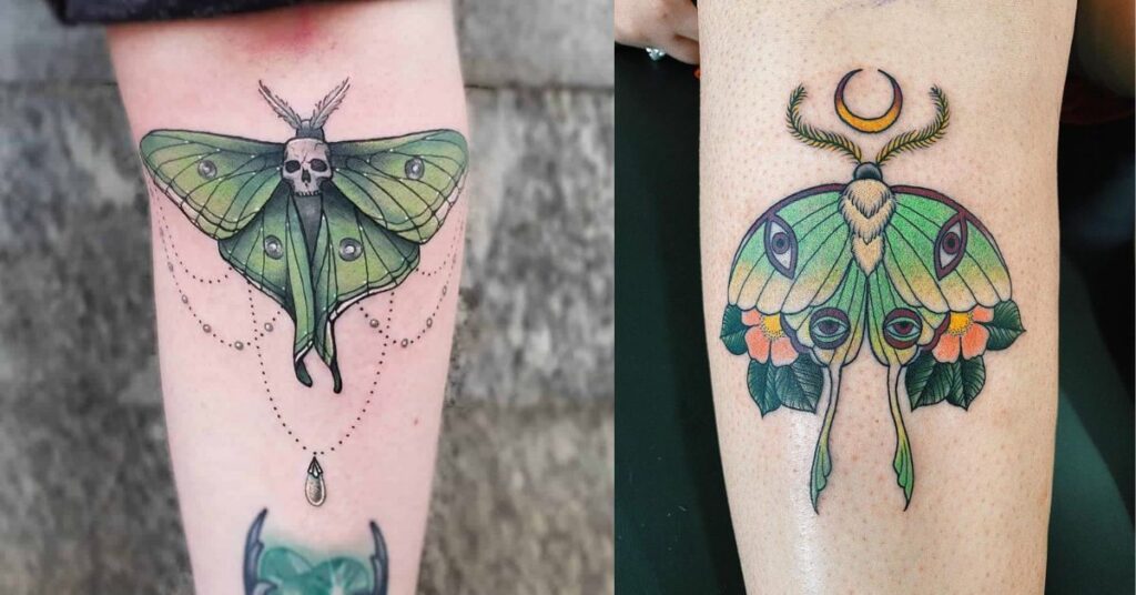 Luna Moth Tattoo Meanings