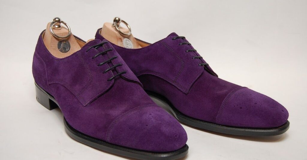 Purple Lace Shoes 