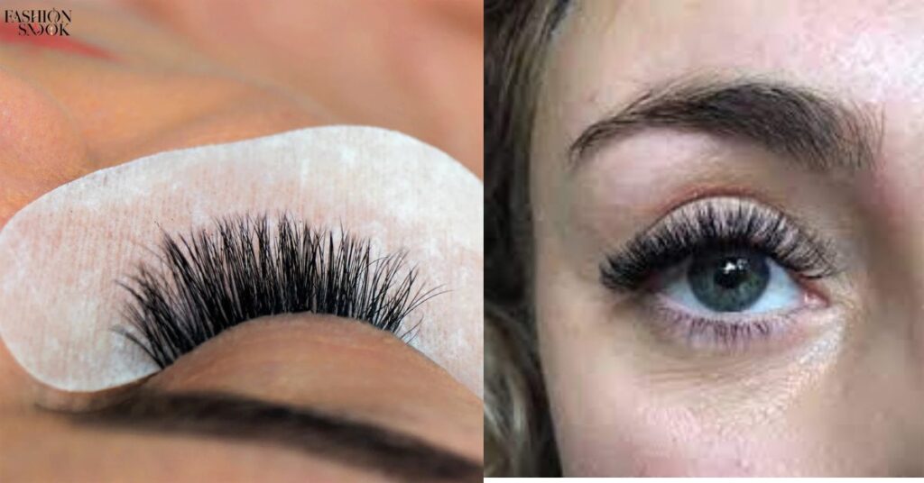 Reverse Cat Eye Lash Extensions