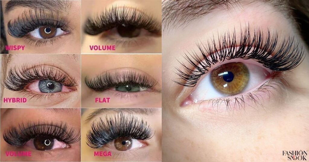 Types of Eyelash Extension Styles