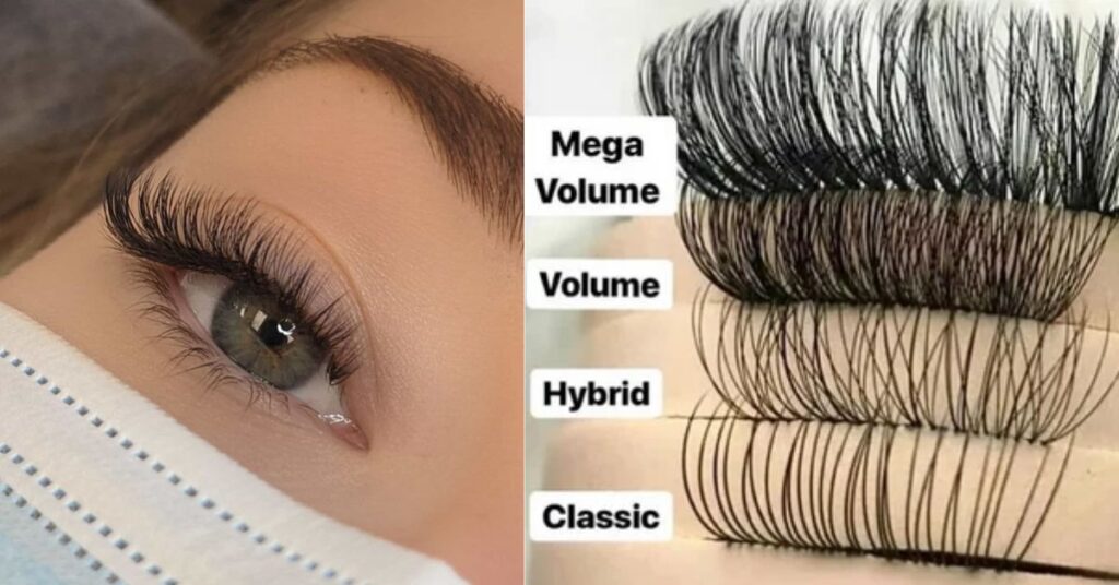 What’s The Difference Between Classic, Volume, Hybrid, And Mega Volume Eyelash Extensions