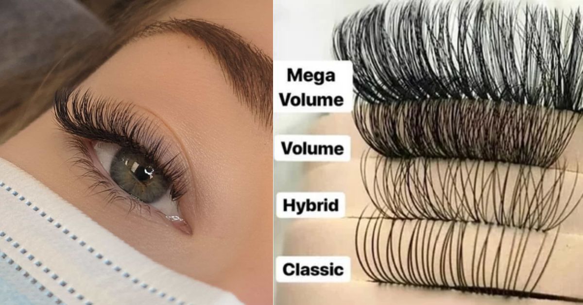 What’s The Difference Between Classic, Volume, Hybrid, And Mega Volume Eyelash Extensions