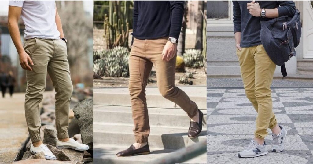 2.   What to wear with men's joggers